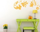 Beautiful Floral Vines Vinyl Modern Wall Art Decal
